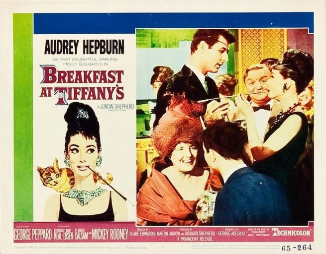 Original vintage US Lobby Card from 1961's Breakfast at Tiffany's