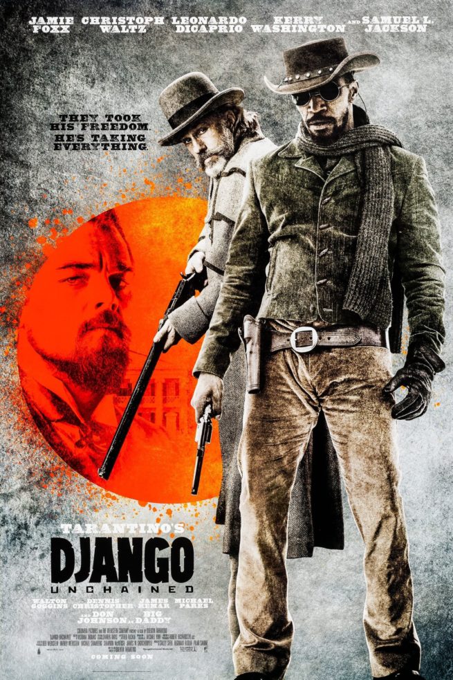 Original vintage film poster for Django Unchained Original vintage movie poster Tarantino