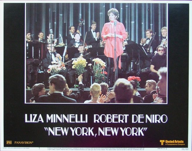 Original US cinema lobby card poster for 1977 movie, New York, New York