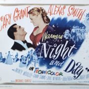 Original vintage US cinema lobby card poster for 1946 Irving Berlin biopic, Night and Day