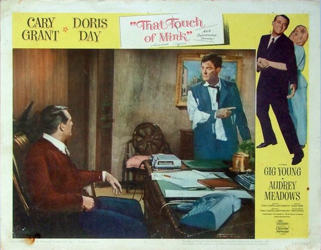 Original US cinema lobby card for 1962 comedy, That Touch of Mink