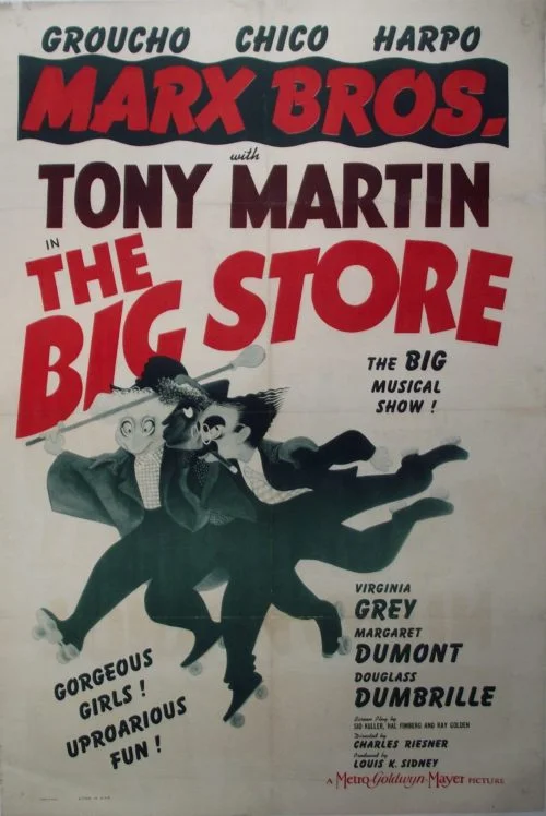 Original vintage US cinema poster for the Marx Brothers comedy, The Big Store
