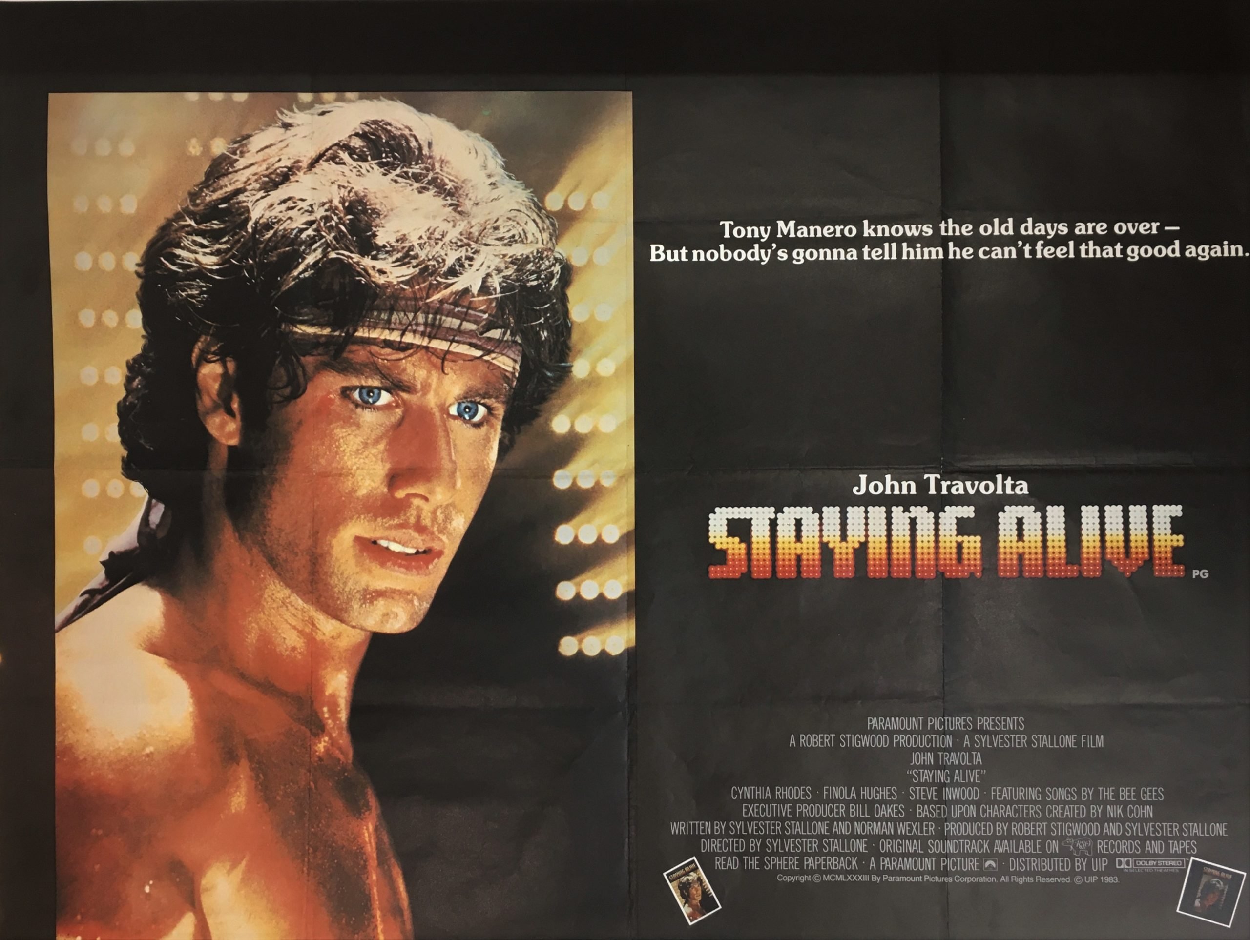 staying alive movie poster