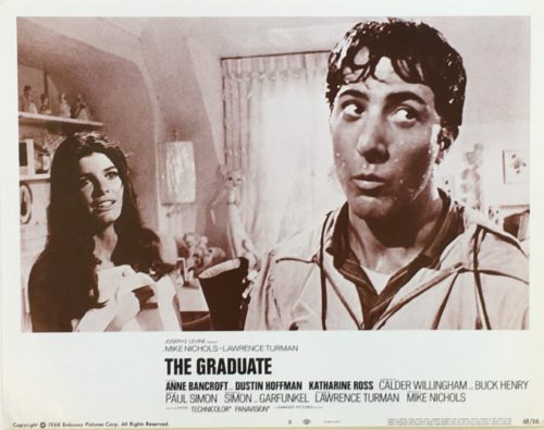 Original US lobby card cinema poster for The Graduate