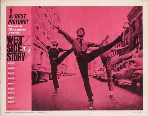 Original US lobby card movie poster for the musical, West Side Story