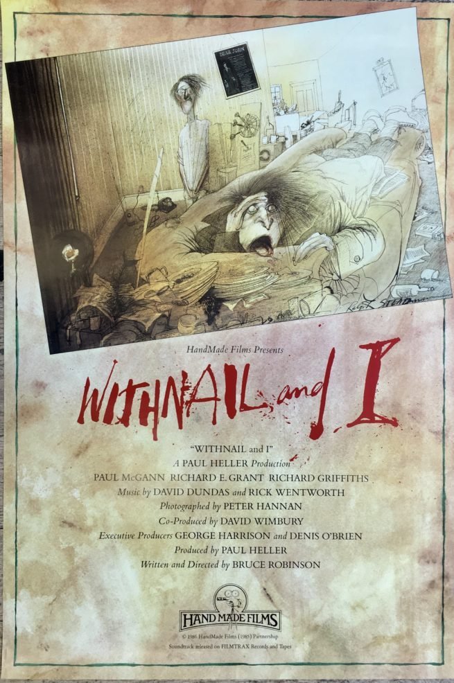 Original US cinema poster for the comedy movie, Withnail and I
