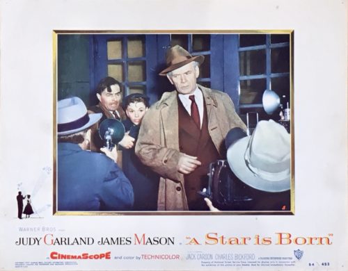 Original vintage US cinema lobby card movie poster for A Star is Born