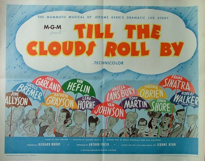 Original vintage US cinema movie poster for Till the Clouds Roll By