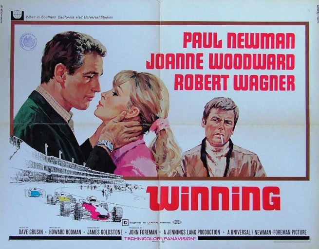 Original vintage US cinema movie poster for Winning