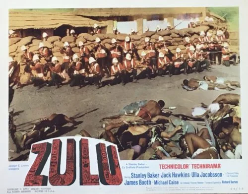 Original vintage US lobby card movie poster for the classic war movie Zulu