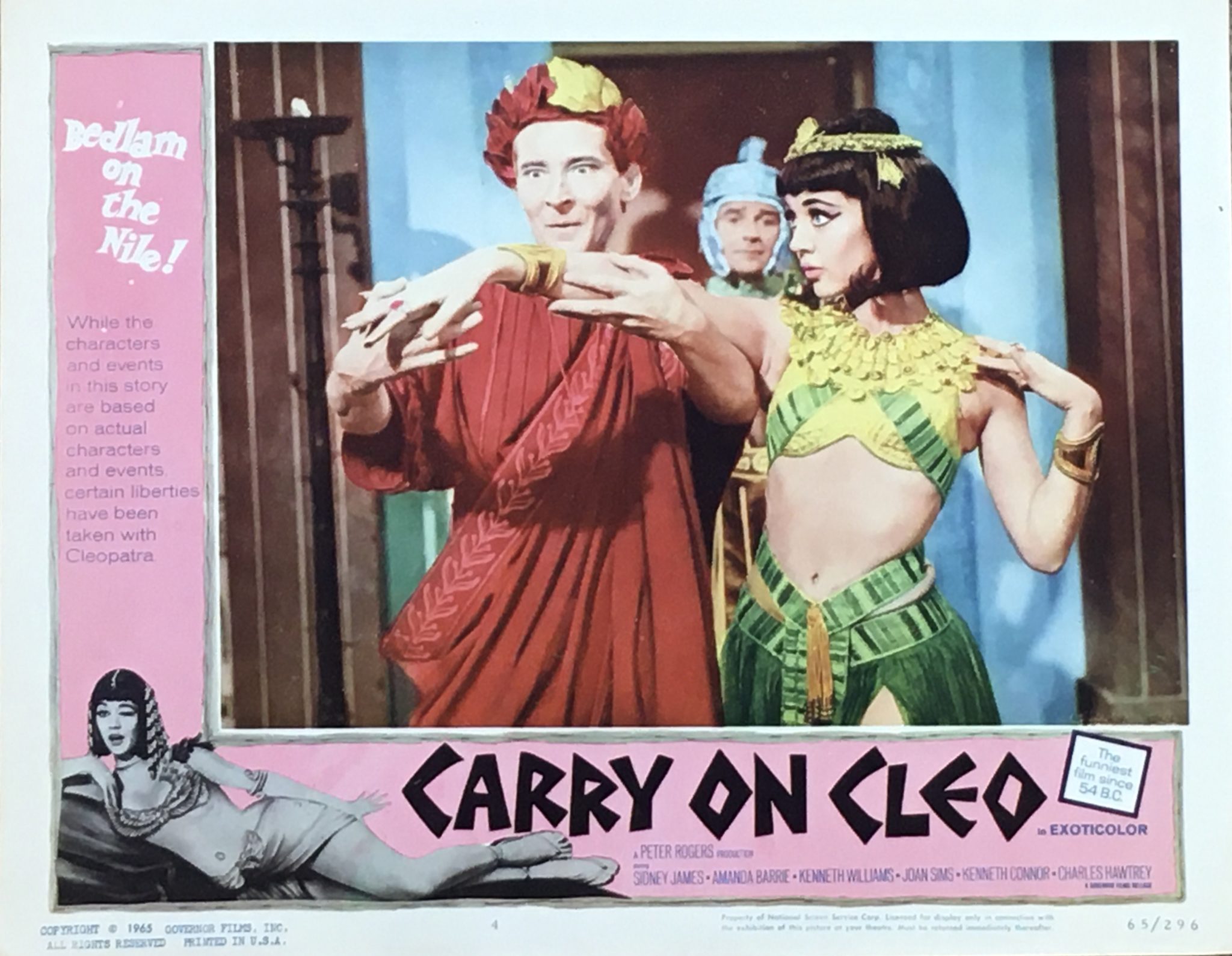 Carry On Cleo - Limelight Movie Art