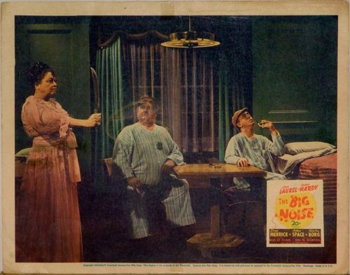 Original vintage US cinema lobby card movie poster for The Big Noise