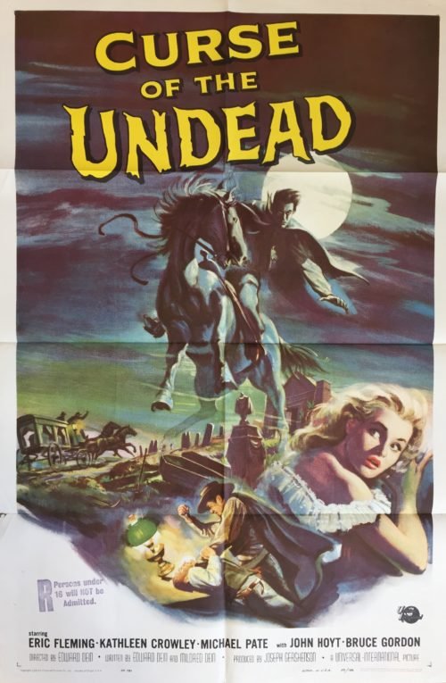 Original vintage US movie poster for Curse of the Undead