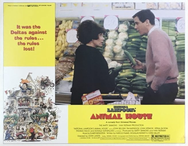 Original vintage cinema lobby card for Animal House