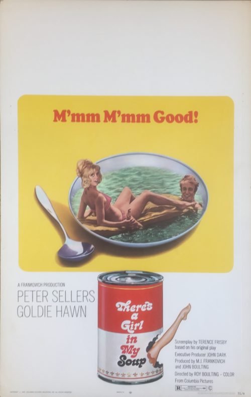 Original vintage movie poster for There's a Girl in My Soup