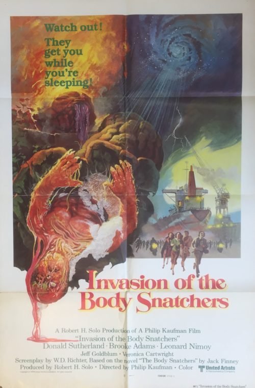 Original vintage US cinema movie poster for Invasion of the Body Snatchers