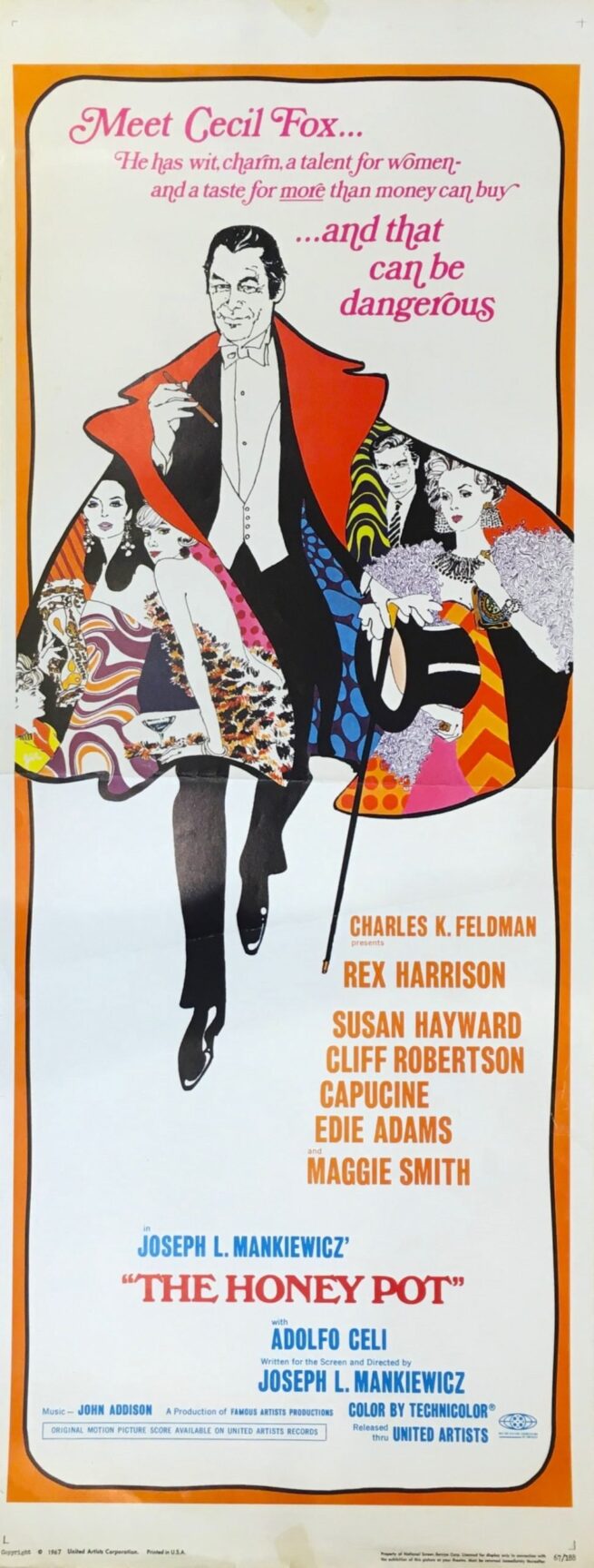 Original vintage US cinema lobby card movie poster for The Honey Pot