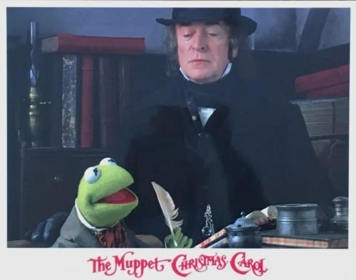 Original vintage US cinema lobby card movie poster for The Muppet Christmas Carol