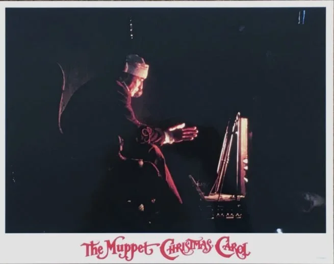 Original vintage US cinema lobby card movie poster for The Muppet Christmas Carol