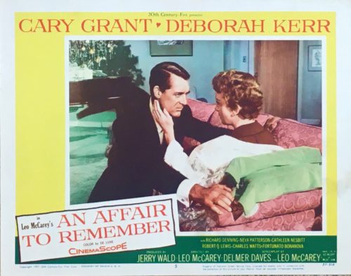Original vintage US cinema lobby card movie poster for An Affair to Remember