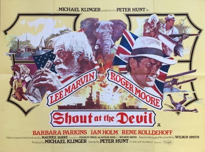 Original vintage UK cinema movie poster for Shout at the Devil