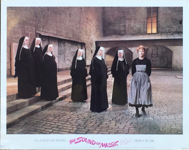 Original vintage US cinema lobby card movie poster for The Sound of Music