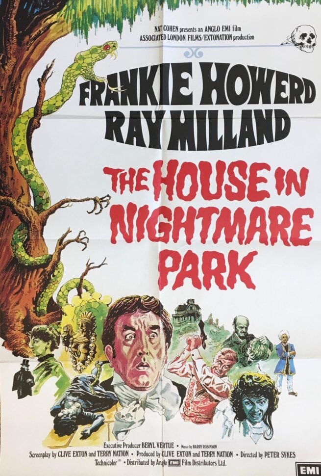 Original vintage UK cinema movie poster for The House in Nightmare Park