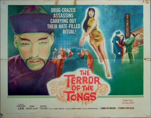Original vintage US cinema movie poster for The Terror of the Tongs