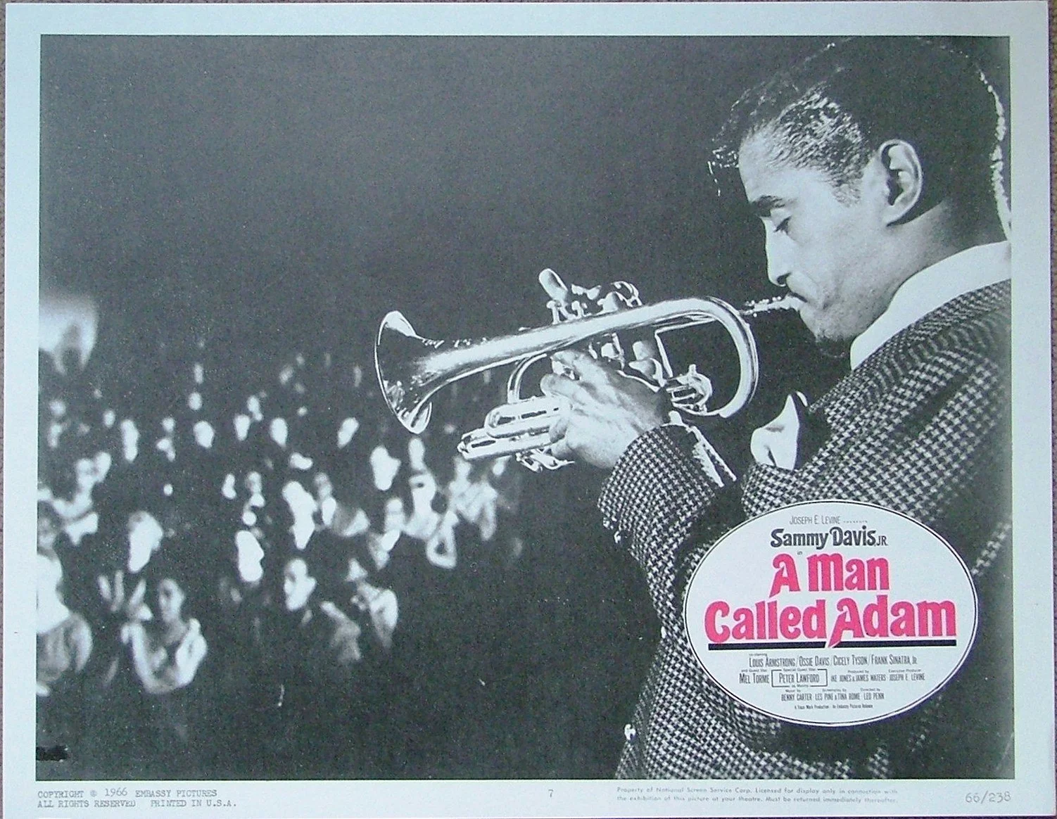 Original vintage US cinema lobby card movie poster for A Man Called Adam