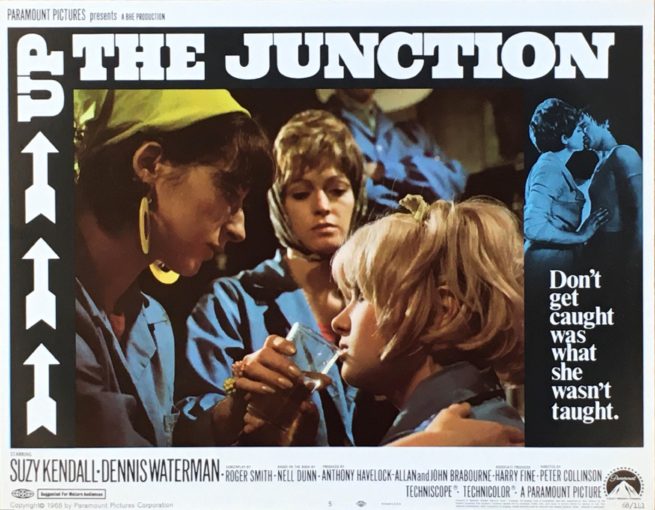 Original vintage US cinema lobby card movie poster for Up the Junction