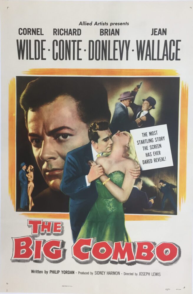 Original vintage US cinema movie poster for The Big Combo