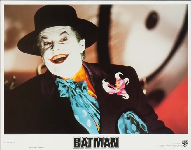 Original vintage cinema Lobby Card poster for Tim Burton's Batman