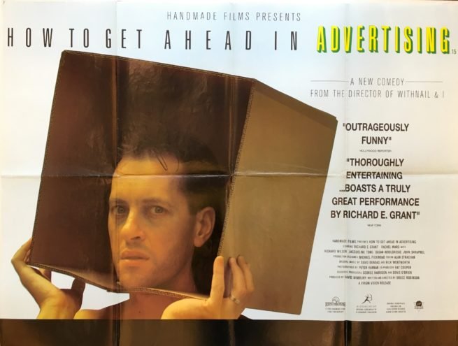 Original vintage Uk cinema movie poster for How to Get Ahead in Advertising