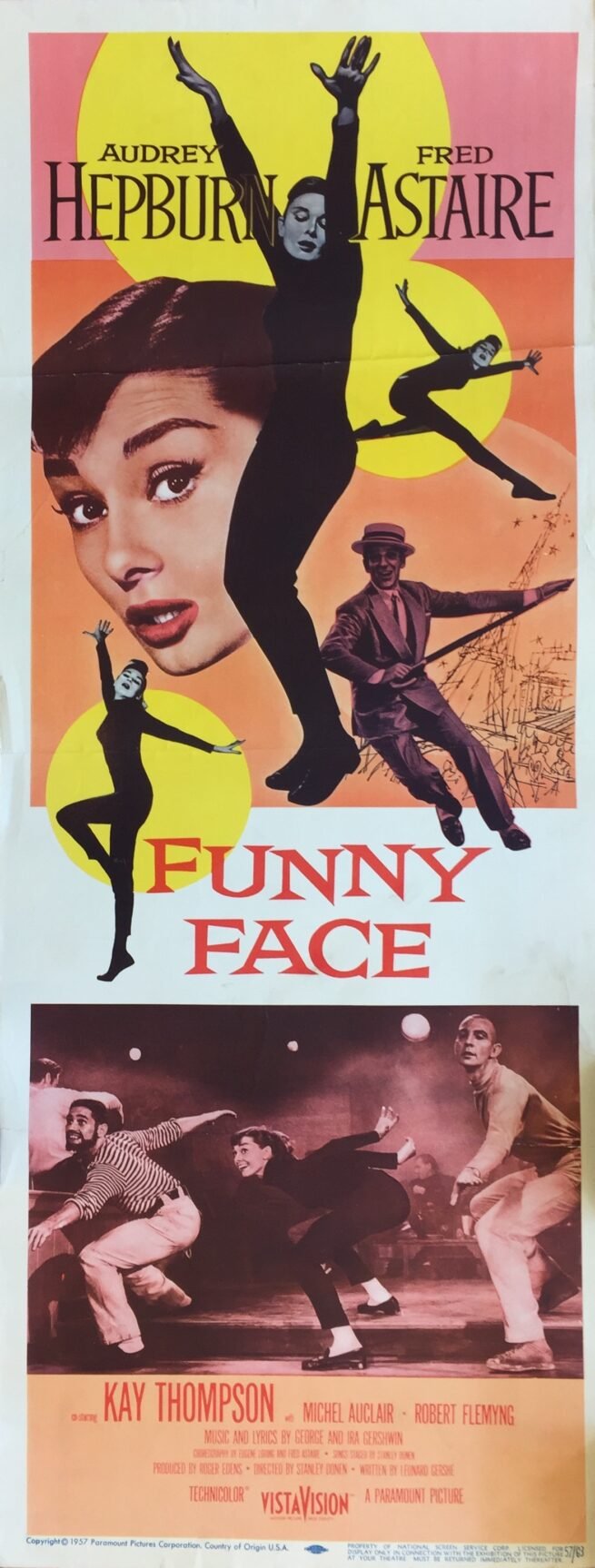 Original vintage cinema movie poster for Funny Face