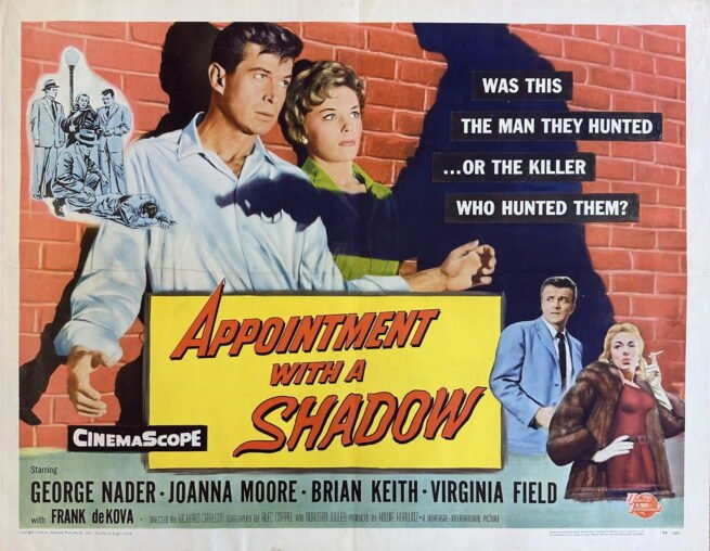 Original vintage cinema movie poster for Appointment With a Shadow