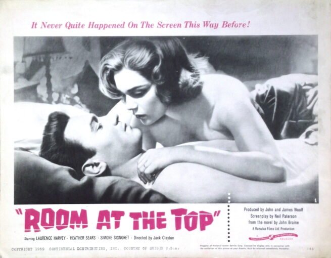 Original vintage cinema lobby card movie poster for Room at the Top