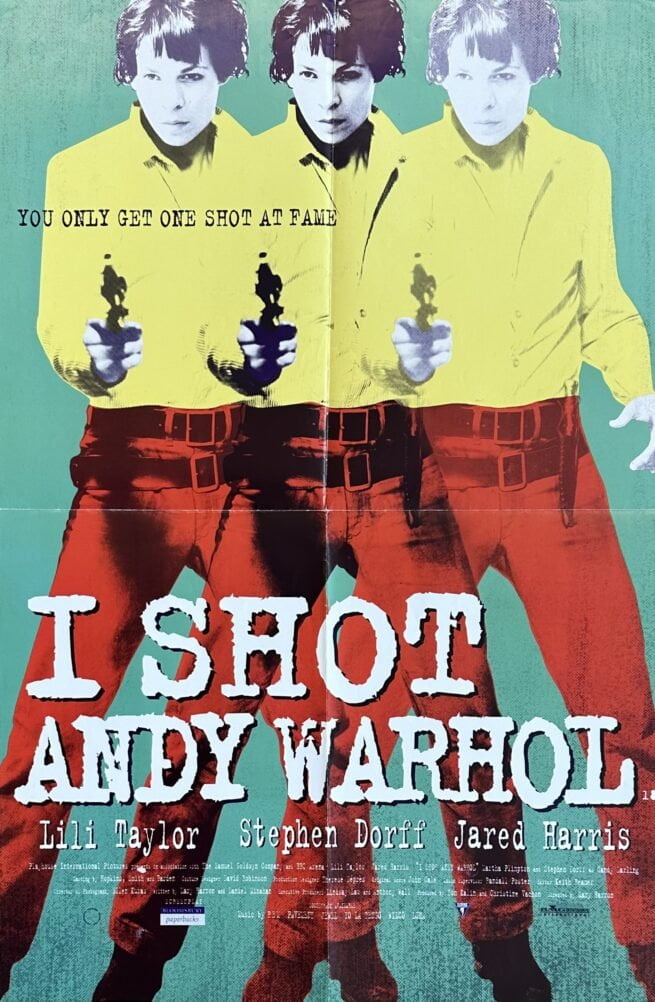 Original vintage cinema movie poster for I Shot Andy Warhol