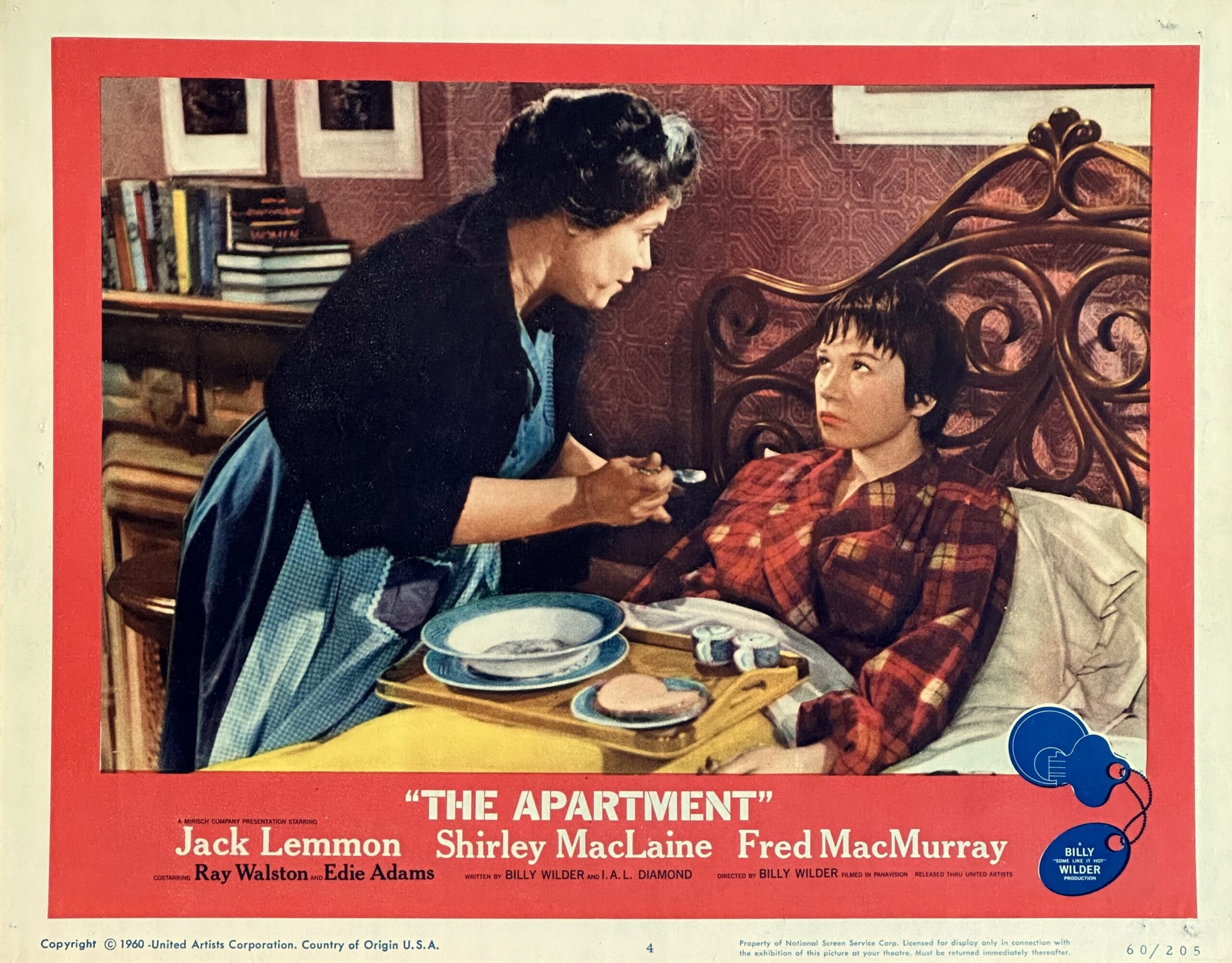 Original vintage cinema lobby card movie poster for Billy Wilder's The Apartment