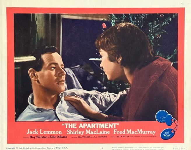 Original vintage cinema lobby card movie poster for Billy Wilder comedy, The Apartment
