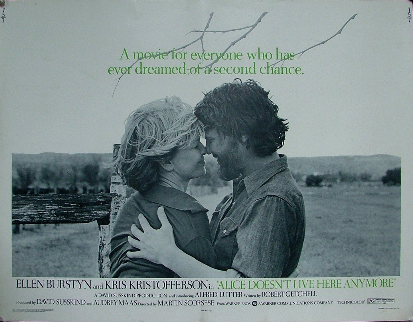 Original vintage cinema movie poster for Alice Doesn't Live Here Anymore, directed by Martin Scorsese