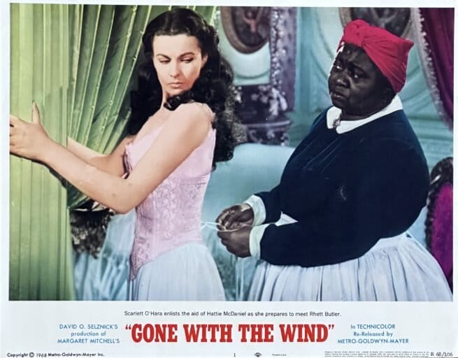 Original vintage cinema lobby card movie poster for Gone with the Wind