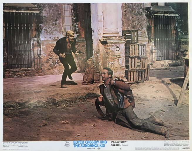 Vintage original US cinema lobby card poster for Butch Cassidy and the Sundance Kid.