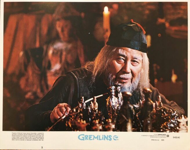 Original vintage cinema lobby card movie poster for Gremlins