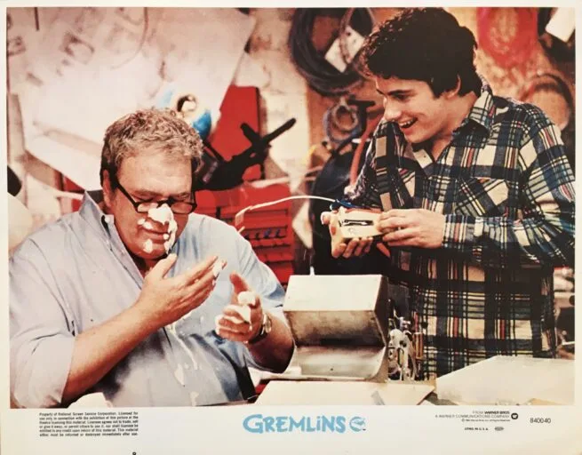 Original vintage cinema lobby card movie poster for Gremlins