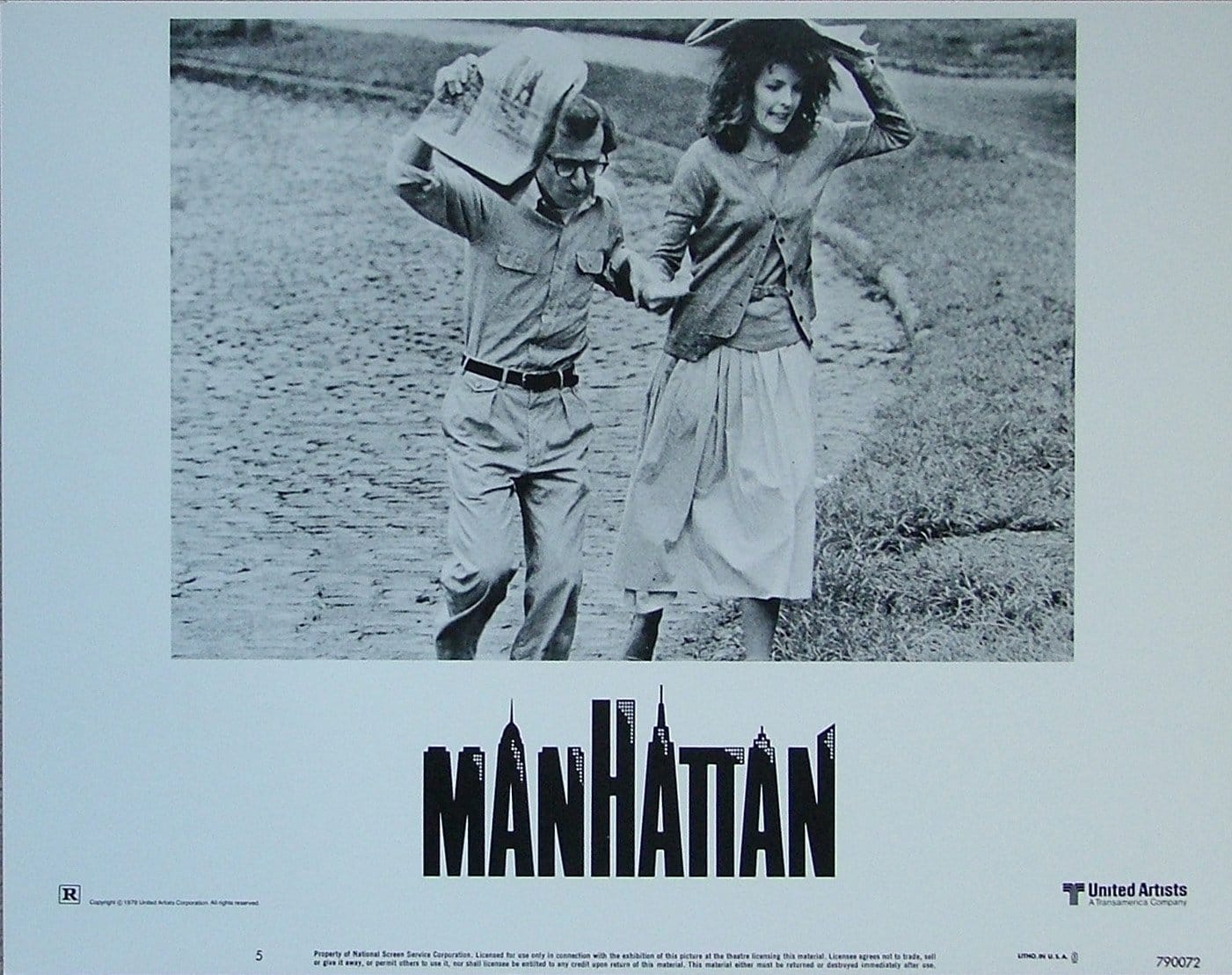 Original cinema lobby card for Woody Allen comedy, Manhattan