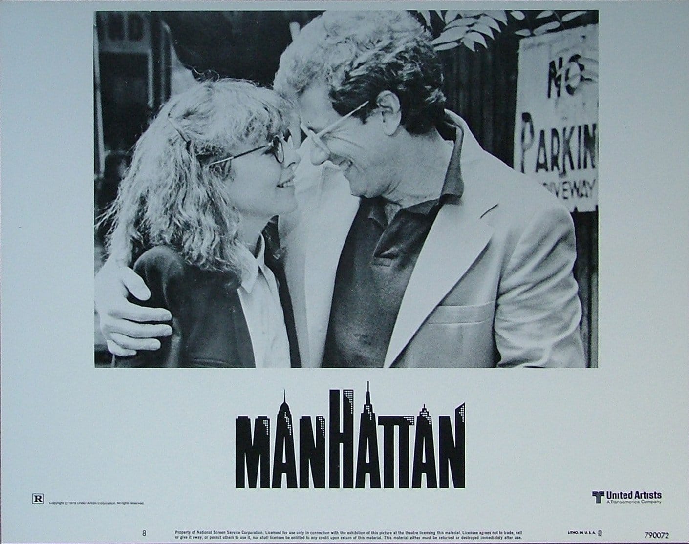 Original cinema lobby card for Woody Allen comedy, Manhattan