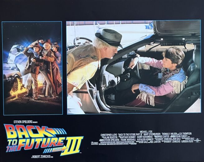 Original cinema lobby card movie poster for Back to the Future III