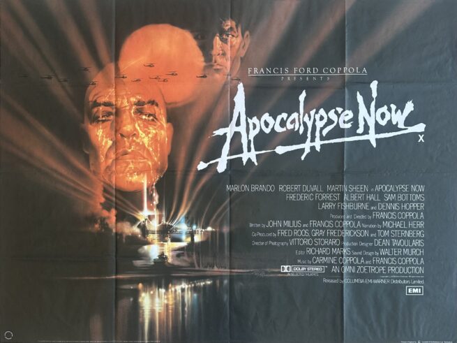 Original vintage cinema movie poster for Apocalypse Now