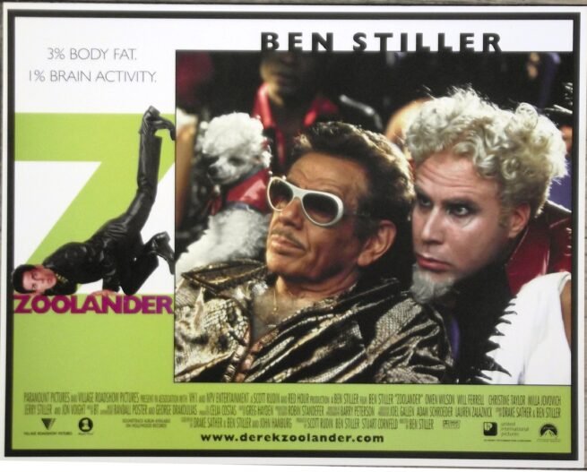 Original vintage cinema lobby card movie poster for the comedy, Zoolander