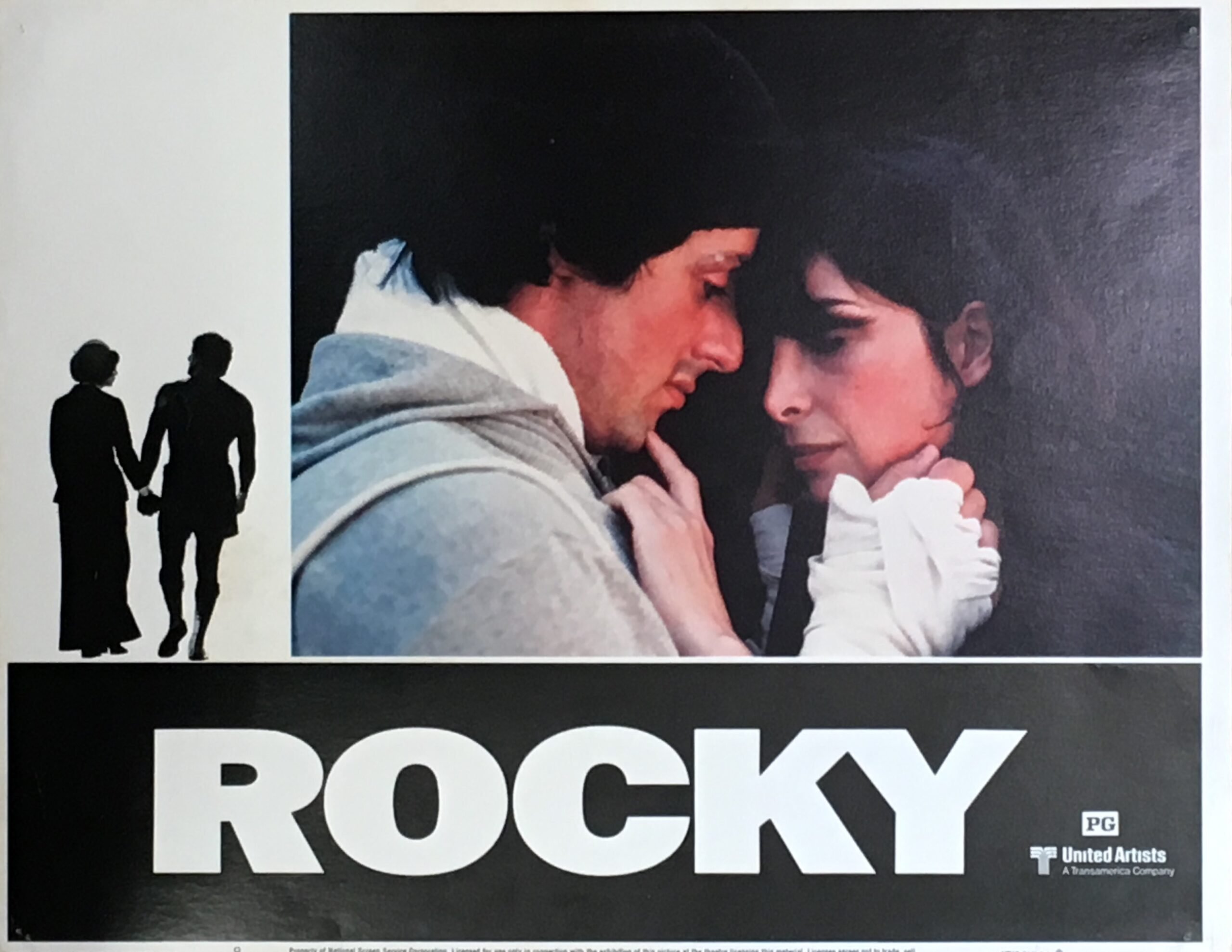 Original cinema lobby card movie poster for Rocky